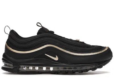Pre-owned Nike Men's  Air Max 97 Cm Sneakers In Black/metallic Gold In Multi