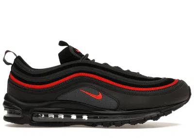 Pre-owned Nike Men's  Air Max 97 Picante Sneakers In Black/picante Red/anthracite