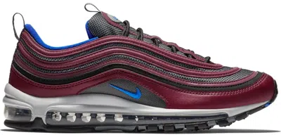 Pre-owned Nike Men's  Air Max 97 Sneakers In Cool Grey/night Maroon/pure Platinum