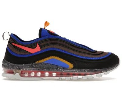 Pre-owned Nike Men's  Air Max 97 Terrascape Sneakers In Black/magic Ember/hyper Royal