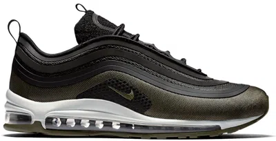 Pre-owned Nike Men's  Air Max 97 Ultra 17 Hal Olive Sneakers In Black/medium Olive/light Pumice