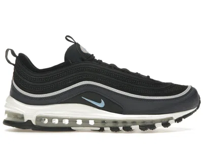 Pre-owned Nike Men's  Air Max 97 University Blue Sneakers In Black/dark Obsidian/pure Platinum