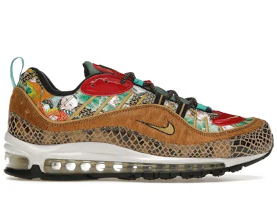 Pre-owned Nike Men's  Air Max 98 Chinese New Year (2019) Sneakers In Color/metallic Gold In Multi