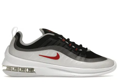 Pre-owned Nike Men's  Air Max Axis Platinum Sneakers In Black/sport Red/metallic Platinum