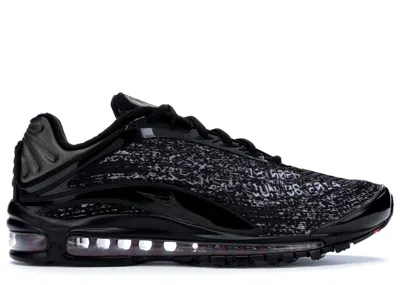 Pre-owned Nike Men's  Air Max Deluxe Skepta Sneakers In Black/deep Red
