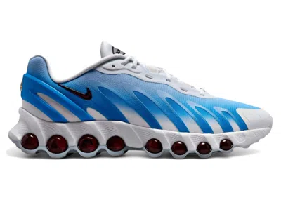 Pre-owned Nike Men's  Air Max Dn8 Red Sneakers In White/university Red/light Photo Blue In Multi