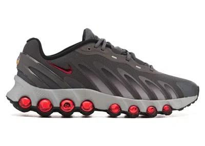 Pre-owned Nike Men's  Air Max Dn8 Sneakers In Iron Grey/bright Crimson In Multi
