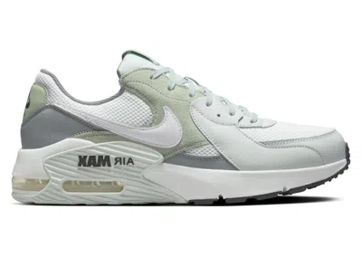 Pre-owned Nike Men's  Air Max Excee Sneakers In Summit White/light Silver/jade Horizon In Multi