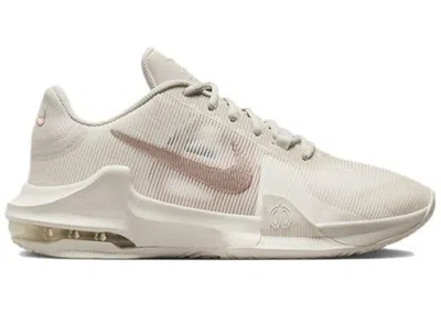Pre-owned Nike Men's  Air Max Impact 4 Metallic Red Bronze Sneakers In Phantom/light Orewood Brown/hemp In Multi