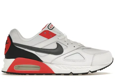 Pre-owned Nike Men's  Air Max Ivo Sneakers In White/dark Grey/habanero Red In Multi