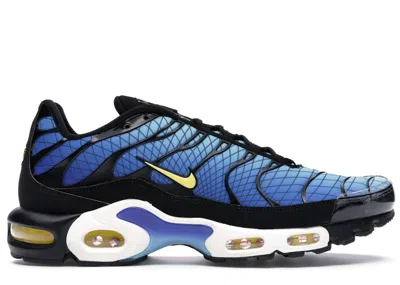 Pre-owned Nike Men's  Air Max Plus Greedy Sneakers In Black/tour Yellow/team Orange