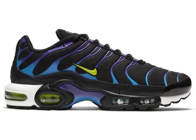 Pre-owned Nike Men's  Air Max Plus Kaomoji Sneakers In Black/court Purple/white In Multi