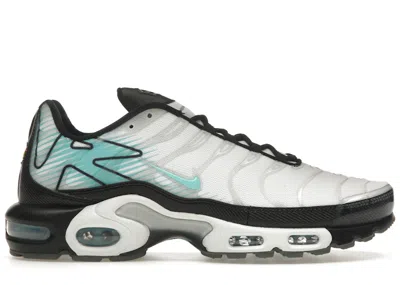 Pre-owned Nike Men's  Air Max Plus Mercurial Vapor Sneakers In White/black/teal