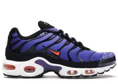 Pre-owned Nike Men's  Air Max Plus Og (2018) Sneakers In Black/total Orange/voltage Purple In Multi