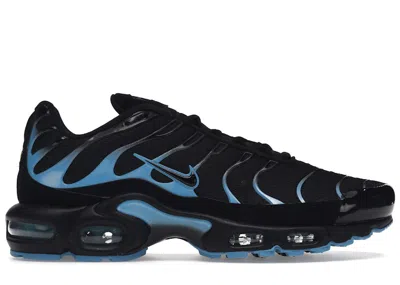 Pre-owned Nike Men's  Air Max Plus Sneakers In Black/university Blue In Multi