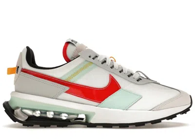 Pre-owned Nike Men's  Air Max Preday White University Red Sneakers In Summit White/mint Foam/black