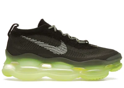 Pre-owned Nike Men's  Air Max Scorpion Fk Sneakers In Cargo Khaki Volt. Colorwayjade Horizon/barely Volt In Multi