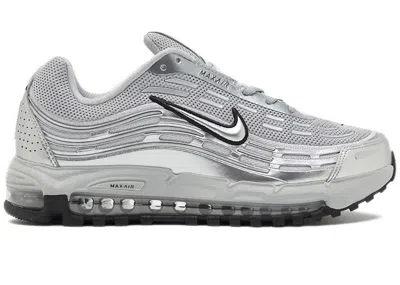 Pre-owned Nike Men's  Air Max Tl 2.5 Sneakers In Flat Silver/metallic Silver/black In Multi