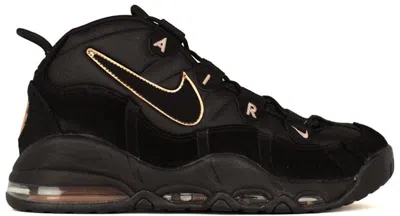 Pre-owned Nike Men's  Air Max Uptempo Bronze Sneakers In Black/metallic Red Bronze In Multi