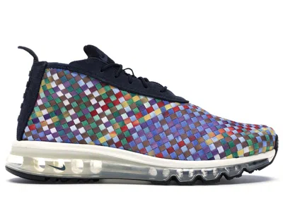 Pre-owned Nike Men's  Air Max Woven Boot Sneakers In Dark Obsidian In Black