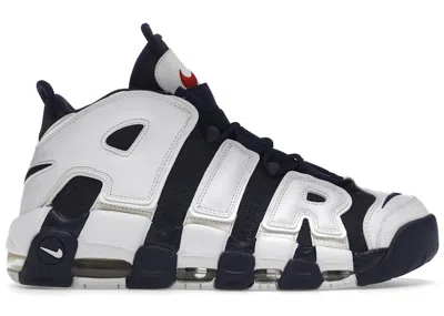 Pre-owned Nike Men's  Air More Uptempo Olympics (2012) Sneakers In Midnight Navy Blue/white