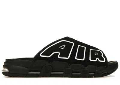 Pre-owned Nike Men's  Air More Uptempo Slide Og Sneakers In Black/white