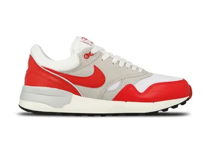 Pre-owned Nike Men's  Air Odyssey Red Sneakers In White/university Red/neutral Grey