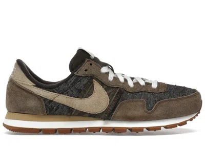 Pre-owned Nike Men's  Air Pegasus 83 Prm Naike The One Line Sneakers In Velvet Brown/parachute Beige In Multi