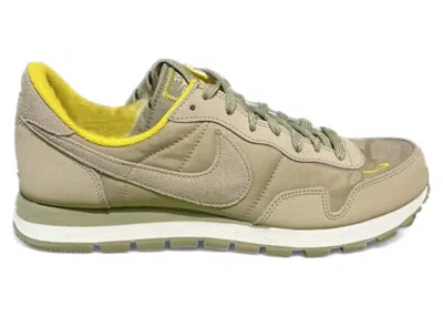 Pre-owned Nike Men's  Air Pegasus 83 Sneakers In Light Brown/olive/white In Multi