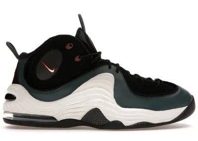 Pre-owned Nike Men's  Air Penny 2 Faded Spruce Sneakers In Black/dark Pony/sail