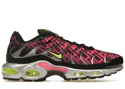 Pre-owned Nike Men's  Air Plus Mercurial Xxv And Sneakers In Black/hyper Pink/volt In Multi
