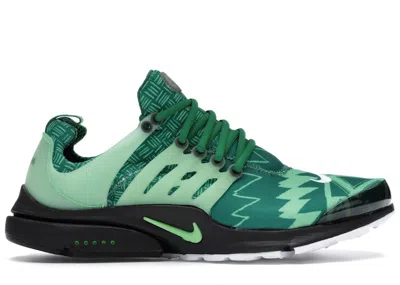 Pre-owned Nike Men's  Air Presto Naija Sneakers In Pine Green/green Strike/black