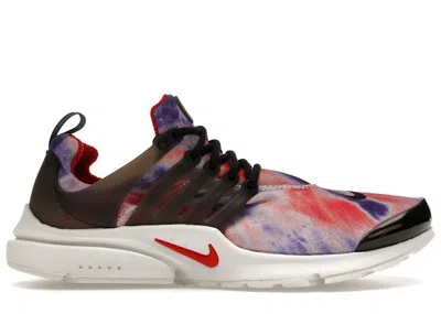 Pre-owned Nike Men's  Air Presto University Red Tiedye Sneakers In Doll/black/summit White