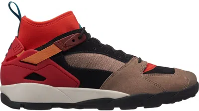 Pre-owned Nike Men's  Air Revaderchi Outback Throwback Sneakers In Gym Red/geode Teal/habanero Red In Multi