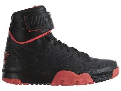 Pre-owned Nike Men's  Air Shark Trainer Prm Sneakers In Black/atomic Red