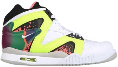 Pre-owned Nike Men's  Air Tech Challenge Hybrid (2014) Sneakers In White/volt