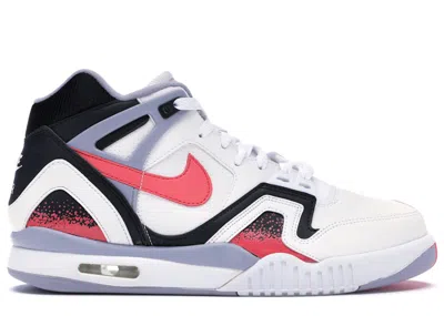 Pre-owned Nike Men's  Air Tech Challenge Ii (2014) Sneakers In White/hot Lava/black