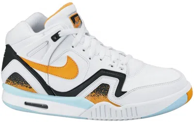 Pre-owned Nike Men's  Air Tech Challenge Ii Sneakers In White/kumquat/soft Pearl