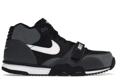 Pre-owned Nike Men's  Air Trainer 1 Grey Sneakers In Black/white/dark Grey