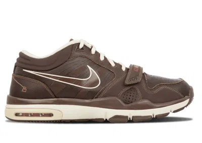 Pre-owned Nike Men's  Air Trainer 1.2 Ea Sports Madden 11 Sneakers In Baroque Brown/dark Brown