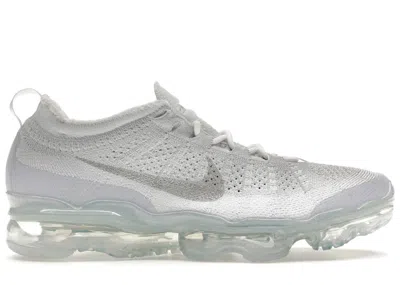 Pre-owned Nike Men's  Air Vapormax 2023 Flyknit Sneakers In Pure Platinum/white