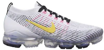 Pre-owned Nike Men's  Air Vapormax 3 Sneakers In White/dynamic Yellow/hyper Turquoise