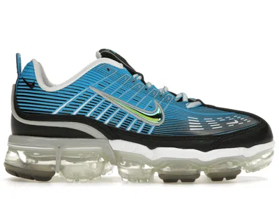 Pre-owned Nike Men's  Air Vapormax 360 Sneakers In Laser Blue/white/light Solar Flare Heather In Multi