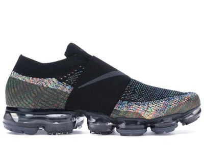 Pre-owned Nike Men's  Air Vapormax Moc Sneakers In Black/dark Grey/volt