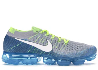 Pre-owned Nike Men's  Air Vapormax Sprite Sneakers In Wolf Grey/white/chlorine Blue