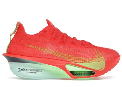 Pre-owned Nike Men's  Air Zoom Alphafly Next% 3 Cave Purple Sneakers In Bright Crimson/lime Blast/mint Foam In Multi