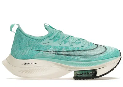 Pre-owned Nike Men's  Air Zoom Alphafly Next% Sneakers In Hyper Turquoise/white/black In Multi