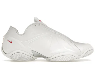 Pre-owned Nike Men's  Air Zoom Courtposite Supreme Sneakers In White/university Red In Multi