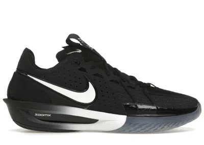 Pre-owned Nike Men's  Air Zoom Gt Cut 3 Smoke Sneakers In Black/white