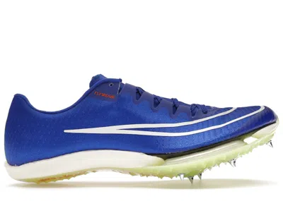 Pre-owned Nike Men's  Air Zoom Maxfly Sneakers In Racer Blue/lime Blast/safety Orange In Multi